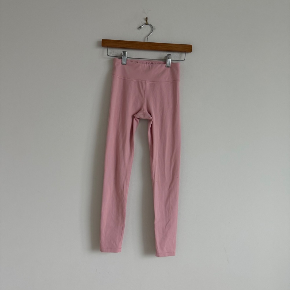 Athleta‎ Girl High-Rise Powervita Chit Chat Tight in Pink Size 8-10
